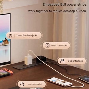 Bureau de direction convertible moderne en métal de luxe pour appartement et école, design ergonomique réglable avec rangement, fabriqué à Jiangsu, Chine - Product Image 4