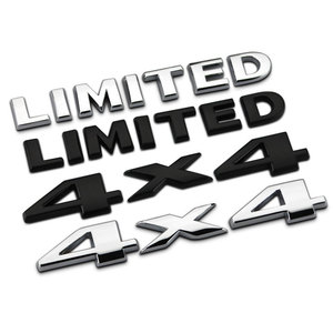Pegatinas Metálicas Impermeables de Lujo para Carrocería de Automóvil, Emblemas con Logotipo <span class=keywords><strong>4X4</strong></span> de Edición Limitada para Wrangler SUV Compass (Autoadhesivas) - Product Image 1