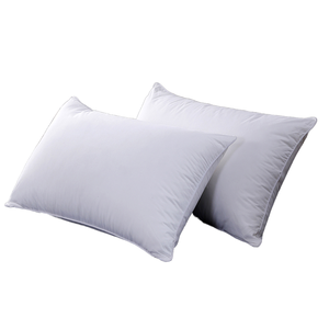 Oreillers de <span class=keywords><strong>lit</strong></span> en polyester anti-bactériens à motif géométrique 200TC, oreillers de cou d'hôtel blancs bon marché en gros, collection 2025 - Product Image 1