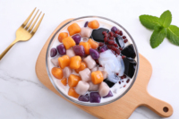 Palline di Taro Congelate per Bubble Tea, Texture Morbida Premium, Produttore OEM, Vendita Diretta dalla Fabbrica, Esportazione, Topping per Bevande Estive