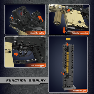 Pour moule roi 14031 <span class=keywords><strong>jouet</strong></span> de Construction sur le thème du sport 1558 pièces série <span class=keywords><strong>militaire</strong></span> Victor mitraillette modèle <span class=keywords><strong>jouet</strong></span> technique éducatif - Product Image 4
