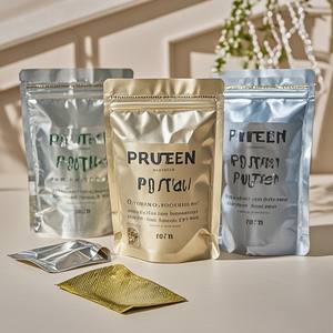 Bolsas de polvo de proteína de suero con cremallera de pie 5lb <span class=keywords><strong>10lb</strong></span> 15lb a prueba de humedad Mylar Packaging PE PET Plastic Gravure Food Packaging - Product Image 1