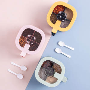 Ensemble de pots à épices créatifs pour la cuisine, avec poignée et couvercle en plastique, pour le stockage des assaisonnements solides - Product Image 5