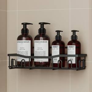 Organizador de Almacenamiento para Baño y Cocina, Estante de Pared con Ganchos para Ahorrar Espacio, Juego de Estantes para Especias y Despensa - Product Image 4
