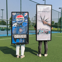 Affiches imprimables gratuites, sac à dos publicitaire LED, boîtes lumineuses publicitaires portables résistantes aux intempéries, pour l'extérieur et l'intérieur