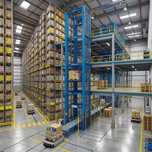 Convoyeur vertical à grande vitesse intégré ASRS pour entrepôt stéréoscopique intelligent et flux logistique automatisé - Product Image 4