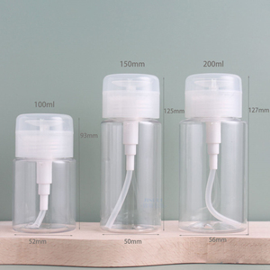 Botella de Plástico PP Ecológica de Lujo con Bomba Dosificadora para Jabón Líquido, Tónico Facial, Removedor de Esmalte de Uñas, 100ml, 150ml, 200ml, Marca LingKa - Product Image 6