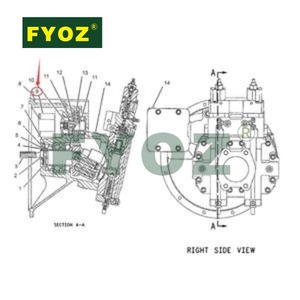 Tandwielpomp 5i-4407 Rups 330 330l 330ln 3306 - Product Image 1