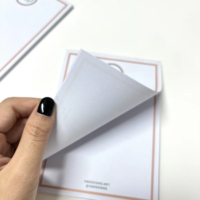 Logo imprimé pas cher à faire liste écriture promotionnelle mini petit bloc-notes liste de courses bloc-notes collant