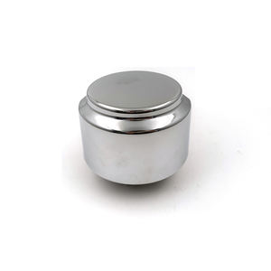 1-1/2 Zoll geschirmter Ventildeckel Entlüftung Chrom-Finish für SBC Small Block Chevy - Product Image 2