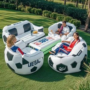 Single-Person Modern Design Minimalist <b>Inflatable</b> Lounge Chair Massage Portable Folding Lazy <b>Sofa</b> for Outdoor Relaxation Naps - Product Image 6