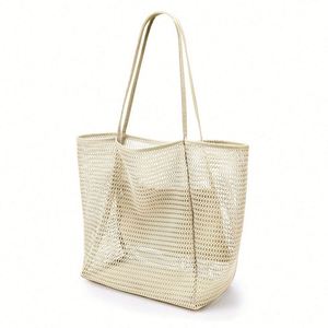 Custom <b>Foldable</b> Dive Mesh Large Tote Pool Summer <b>Bag</b> for <b>Beach</b> Vacation Travel Promotional Gift - Product Image 4