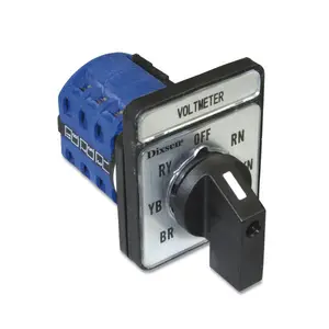 Interruptor rotativo de aire acondicionado motorizado, 100A, 400V, serie