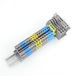 QUKJ-35JD USLKG 35ขั้วพื้นดิน690 V 0.75 - <span class=keywords><strong>50</strong></span> Mm2 DIN เรลเทอร์มินัลบล็อก2-ติดต่อสปริงกรงดิน - Product Image 5