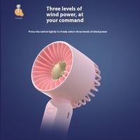 Mini ventilateur de Turbine portable Portable vent élevé Super longue durée de vie silencieux sans feuilles USB charge anglais fonctionnement matière plastique