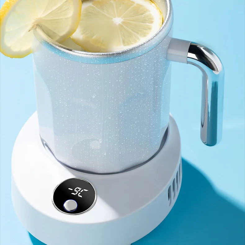 Toptan fiyat taşınabilir isıtma ve soğutma entegre bardak tutmak süt kahve sıcak yaz buzlu fincan