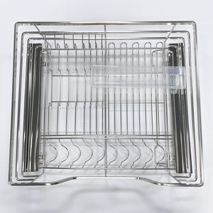 Cesta extraíble de alambre de acero inoxidable de diseño moderno para cajones de cocina, fácil instalación en gabinetes, cesta deslizante de esquina para cocina - Product Image 4