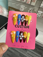 Faux ongles à presser faits main en gros, motif fleur 3D, French Manucure, dégradé nude, imprimé tigre, longs, forme amande, réutilisables, fournitures de salon personnalisées