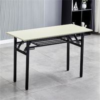 Meubles d'hôtel modernes en métal, table à manger pliante pour l'école