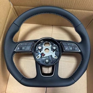 Volante Deportivo de Cuero para Audi S3 A3 8P S4 S5 S6 S7 S8 8V 8P A4 B8 A5 <span class=keywords><strong>A6</strong></span> C7 A7 C7 A8 Q3 Q5 Q7 - Product Image 1
