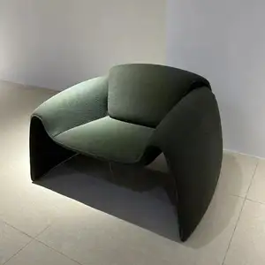 Nouveau design de fauteuil de canapé simple fauteuil lounge moderne en cuir chaise rembourrée-meubles de salon chaise longue