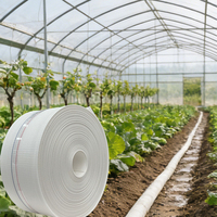 Fabricant OEM – Tuyau plat tissé en PE de 6 pouces, 100 m, 4,3 bars, renforcé pour l'irrigation agricole et le transfert d'eau
