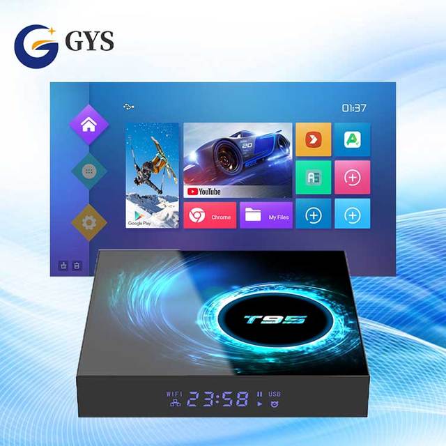 Support 6K ULTRA HD T95 android 10 tv box 2gb 4gb ram Allwinner H616 10bit HDR 4k smart android tv box T95 H616 tv box PRO