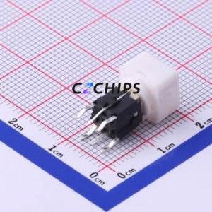 K6-6275D03 Tactile Switch Through hole Component (THT) Switch 1.6N Through Hole 9mm 9mm - Product Image 2