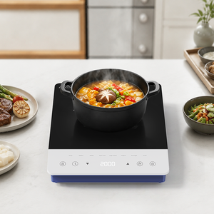 Estufa Eléctrica Portátil de 220V, de un Solo Quemador, Multifuncional, de <span class=keywords><strong>Bajo</strong></span> <span class=keywords><strong>Consumo</strong></span> / Cocina de Inducción - Product Image 1