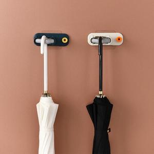 Soporte para mopa, gancho de plástico autoadhesivo para montaje en pared, para barra de toallas de baño - Product Image 5