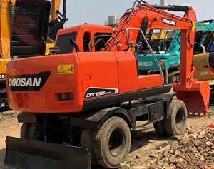 เกาหลีใช้รถขุดล้อยาง Doosan DX150W DX150W-9C 15 ตันเครื่องขุดล้อยาง - Product Image 6