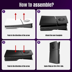 Carcasa de Repuesto para Consola <span class=keywords><strong>PS5</strong></span> Slim, Panel Lateral Ventilado Colorido para <span class=keywords><strong>SONY</strong></span> PlayStation 5 Slim - Product Image 6