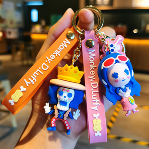 Key Chain Cool Cartoon Luffy <strong>Mini</strong> Piece Chopper <strong>Keychain</strong> Car Key 3D Doll Pendant Backpack Decoration Promotional Gift Keyrings - Product Image 4