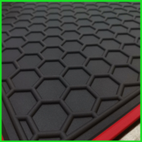 Tapis de sol de voiture en latex LPR pour Ford Escape Kuga 2013-2019 Lincoln MKC, imperméables, toutes saisons, accessoires intérieurs 3D personnalisés