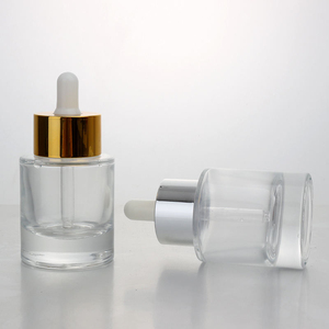 Flacon distributeur d'huile essentielle en verre transparent à fond épais, sérigraphié, à épaule plate, 15ml 20ml 30ml 40ml 50ml - Product Image 4