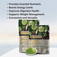 Rainwood Super Greens Poeder Biologische Super Greens Blend Poeder Multivitaminen Supplementen Superfood Gemengde Groene Poeder