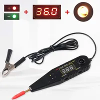 Aly DC 0-36V probador de Circuito automático sensor de pulso del vehículo señal luz LED prueba pluma sonda coche potencia voltímetro LED herramienta de diagnóstico