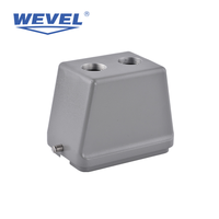 Capot de connecteur rectangulaire à entrée supérieure pour fournisseur, tous modèles, robuste, étanche IP65, conforme CE RoHS