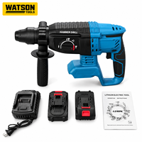 Kit de perceuse à percussion rotative sans fil avec 2 batteries et chargeur, fourni par l'usine, OEM ODM, vente en gros
