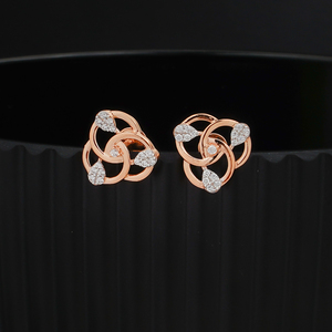 ห่วงคริสตัลพลอยเทียมน่ารักมีสไตล์ต่างหูห่วงแฟชั่นประดับพลอยเทียมต่างหูห่วงคริสตัลน่ารัก - Product Image 3