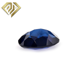 <span class=keywords><strong>Piedras</strong></span> de color azul oscuro sueltas de zafiro azul cultivadas en laboratorio de alta calidad al por mayor - Product Image 5