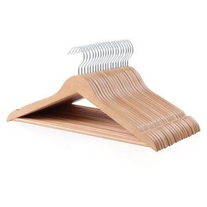 Cintres en <span class=keywords><strong>bois</strong></span> naturel pour vêtements, pour l'organisation du placard, lot de 20 - Product Image 1