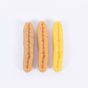 Modelo realista de barra de masa frita de 6.5 cm, divertida comida falsa, miniatura de comida DIY para llavero/decoración de bolso. - Product Image 5