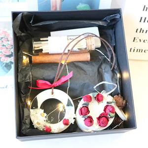 Souvenir Gift DIY Private Label Immortal Flower Dried Flower <strong>Red</strong> Velvet Rose Scented <strong>Candles</strong> Set Scented <strong>Candle</strong> - Product Image 6