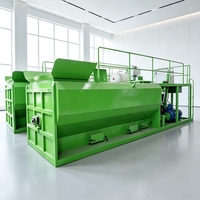Machine avancée d'hydrosemeurage de sols et d'herbes avec fonction de mélange de deux matériaux pour la restauration écologique