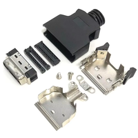 Connecteur Mini D Ribbon MDR 36 broches mâle IDC à montage sur câble, contact en cuivre 5A pour assemblage de câble plat