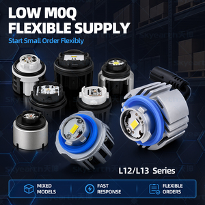 L13 L1B LW5B <b>White</b> LED <b>Bulb</b> High Speed Fan Cooling Plug and Play for Fog Light and Backup Lamp Replacement <b>Bulb</b> - Product Image 1
