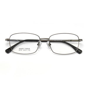 Montura de Gafas Rectangulares Muisa, Montura Completa, Lentes Acrílicas, Almohadillas Nasales de Silicona Antideslizantes para Hombre, Origen Danyang - Product Image 2