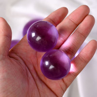 Sphère en verre K9 poli transparent, boule de cristal pour l'énergie curative, décoration intérieure, accessoires de photographie, ornement Feng Shui, vente en gros
