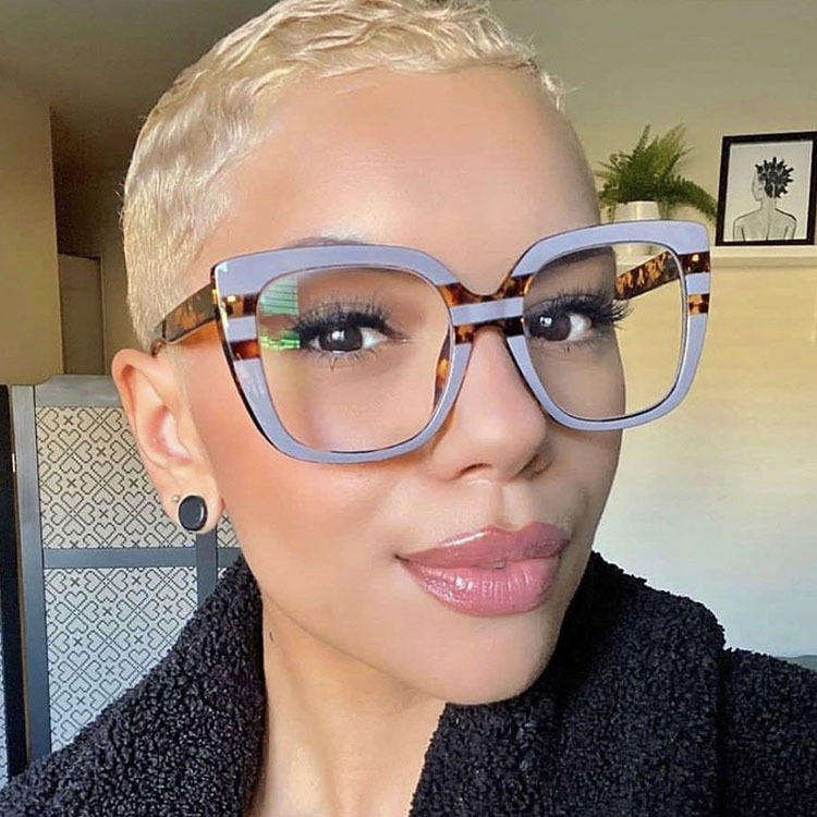 Uomo Occhiali Grandi Trasparenti Occhiali Da Lettura Vista Tondi